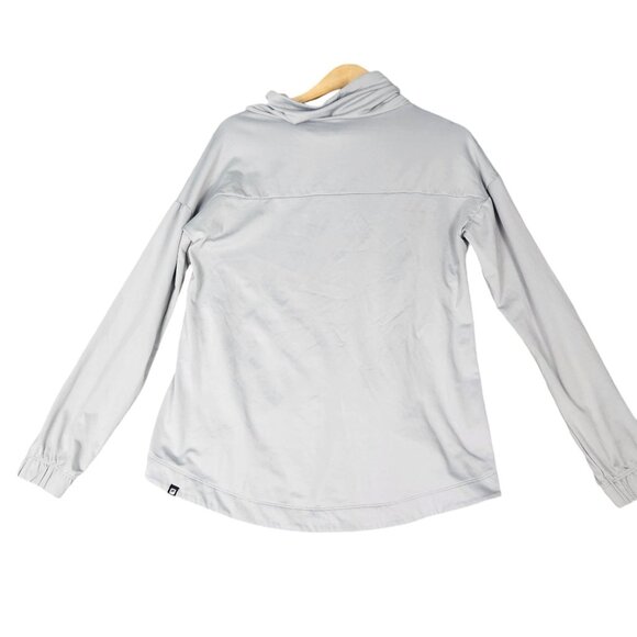 Fabletics Women's Gray Cowl Neck Long Sleeve Pullover Top Size S - Picture 6 of 6